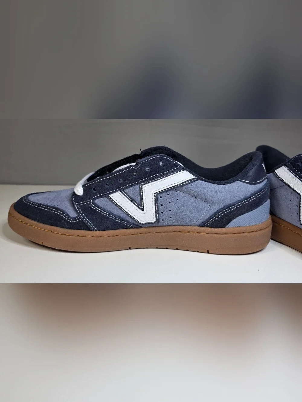 Vans Lowland 2.0 Sneaker in the Navy/Blue colorway Men's Size 9.5